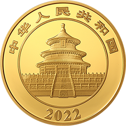 2022版熊貓貴金屬紀(jì)念幣100克圓形金質(zhì)紀(jì)念幣