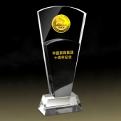 2014年3月：中山華盛公司十周年慶典制作純金紀(jì)念幣鑲水晶