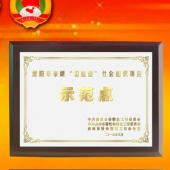 2015年3月：中共貴陽市委表彰先進(jìn)獎(jiǎng)牌高檔鈦金獎(jiǎng)牌定制