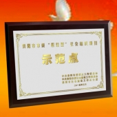 2015年3月：中共貴陽市委表彰先進(jìn)獎(jiǎng)牌高檔鈦金獎(jiǎng)牌定制