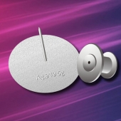 2015年3月定制　中經(jīng)萬達純銀徽章定做、千足銀徽章制作