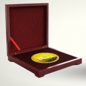 2015年12月定制　廣西城市便捷東呈酒店集團(tuán)千足金金牌金幣訂制