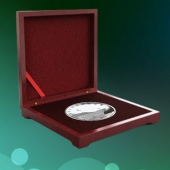 2016年1月訂制　廣東金豪漾公司年度優(yōu)秀員工純銀獎(jiǎng)牌訂制