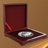 2016年4月定制　廣州市第七中學(xué)校慶128周年純銀紀(jì)念幣定制