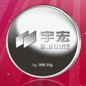 2016年8月　深圳定制　深圳宇宏集團(tuán)定做銀幣