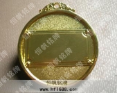 中山新徽學校2007年度優(yōu)秀員工獎牌，金牌