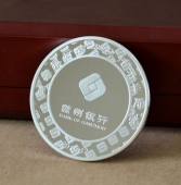 慶祝贛州銀行吉安分行開業(yè)慶典成立銀質(zhì)紀(jì)念章