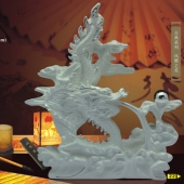 神龍戲水純銀制品生產廠家、純銀禮品定購